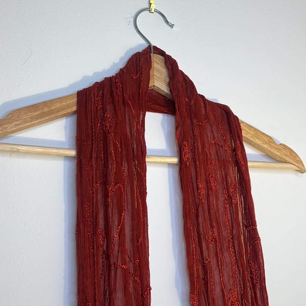Red scarf